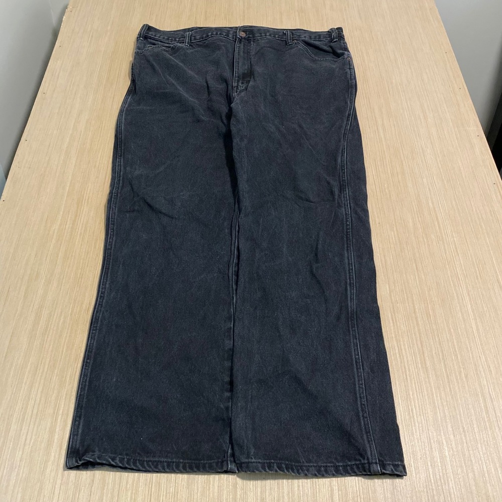Dickies Mens Black Carpenter Jeans Relaxed Fit Denim Work Pants 40x32 14293RBK